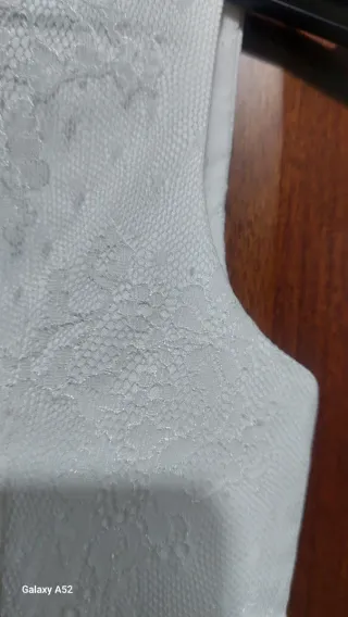 Vestitino damigella bianco elegante