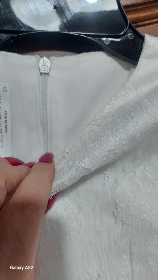 Vestitino damigella bianco elegante