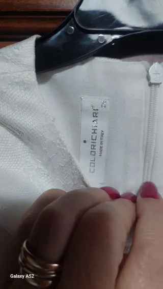 Vestitino damigella bianco elegante