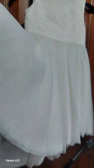 Vestitino damigella bianco elegante