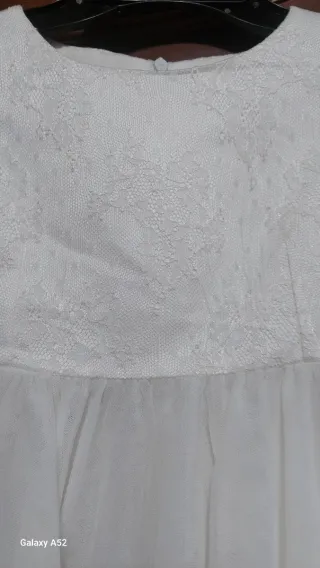 Vestitino damigella bianco elegante