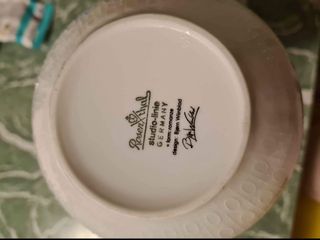 Jarrón Rosenthal Romanze Porcelana Dorado