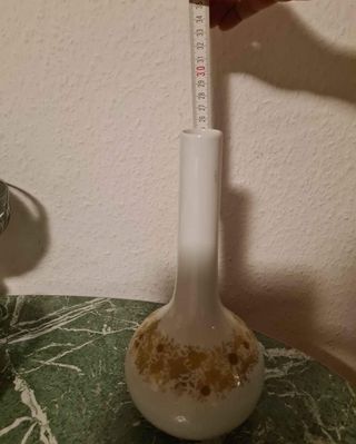 Jarrón Rosenthal Romanze Porcelana Dorado