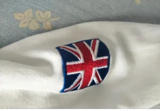 Polo Hackett manga larga blanco Talla m