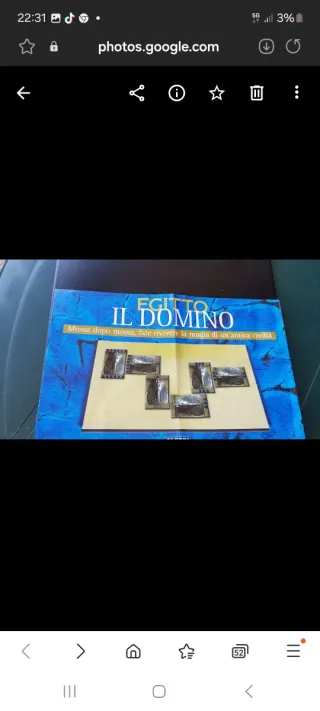 Set Domino Egiziano Nuovo