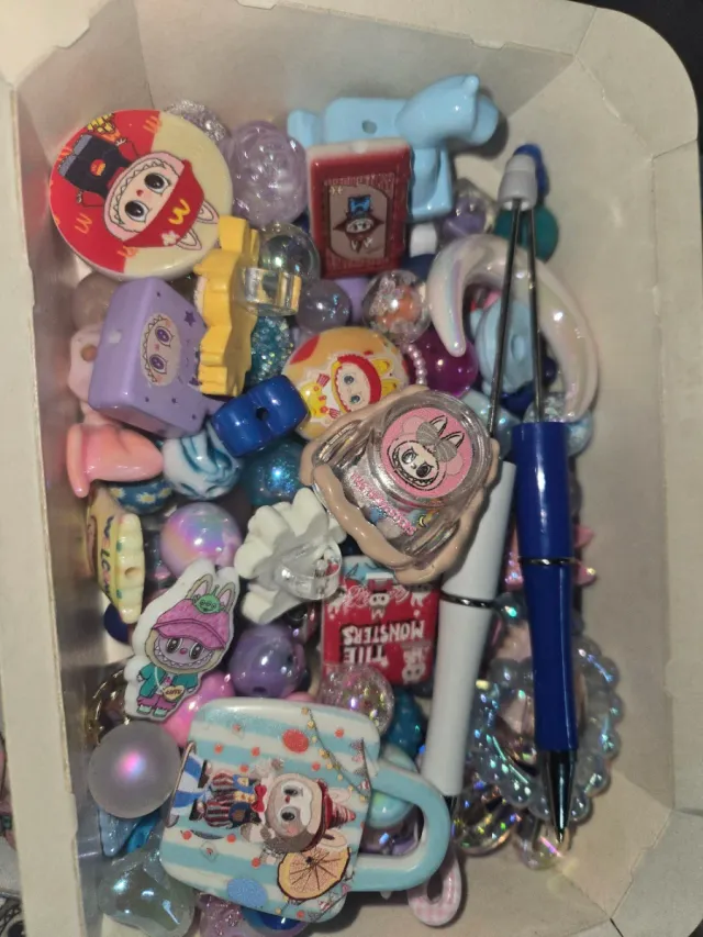 300g Cuentas Labubu Multicolor