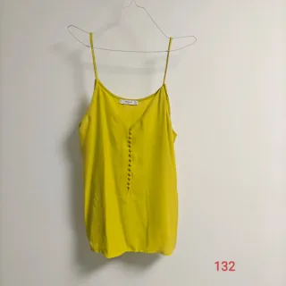 Camiseta tirantes Mango amarilla talla L