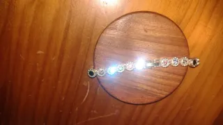 Pulsera Acero Inoxidable Piedras Colores