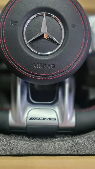 Volante + Airbag + Patilhas Mercedes AMG (Novo)