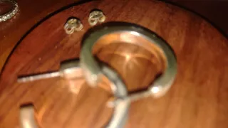 Pendientes Aro Plata 925 Arenado brillante