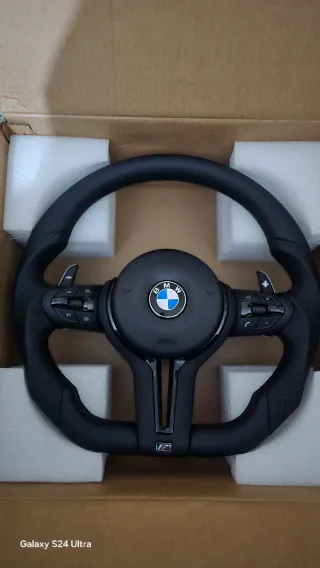 Volante + Airbag + Patilhas BMW Mperformance (Novo