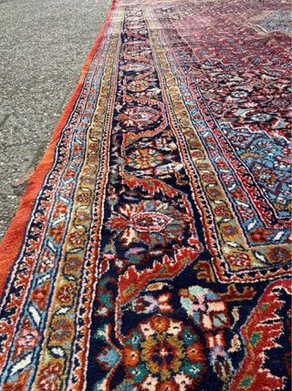 Alfombra persa hecha a mano