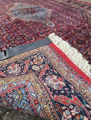 Alfombra persa hecha a mano