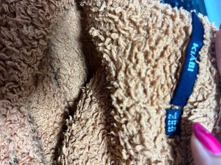Jersey peluche Kiabi camel Tonight Talla S