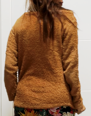 Jersey peluche Kiabi camel Tonight Talla S