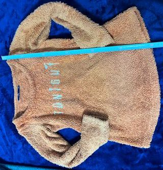 Jersey peluche Kiabi camel Tonight Talla S