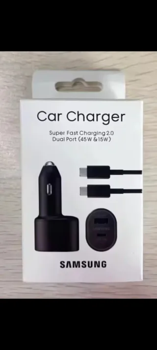 CARGADOR SAMSUNG PARA COCHE 60W 1MCABLE