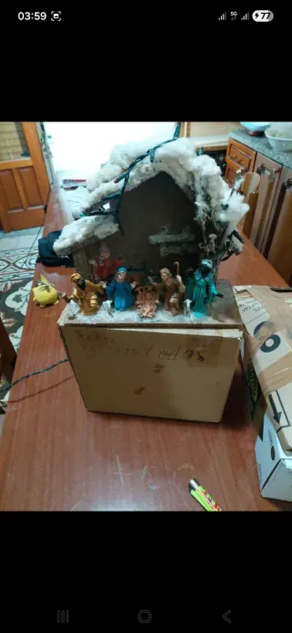 Presepe Natalizio con Luci