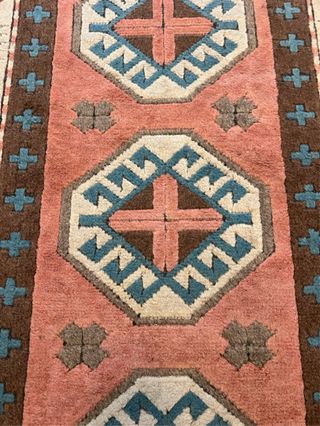 Alfombra larga estilo étnico