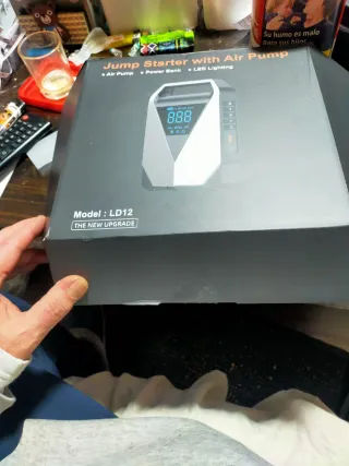 2500A.Arrancador+Inflador Portátil A ESTRENAR