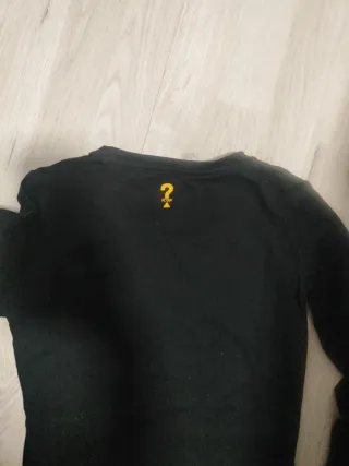 Camiseta Guess Manga Larga Negra Talla xs