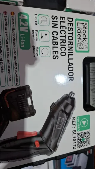 Destornillador Eléctrico Stock Líder 4.2V