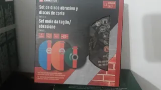 Amoladora 20V,discos corte varios,Batería y Cargad