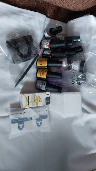 Arte Clavu Set Uñas Gel Base Top Coat