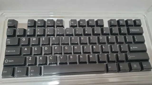 182 PCS Set Teclas Teclado Vintage Gris Oscuro