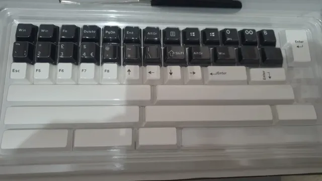 182 PCS Set Teclas Teclado Vintage Gris Oscuro