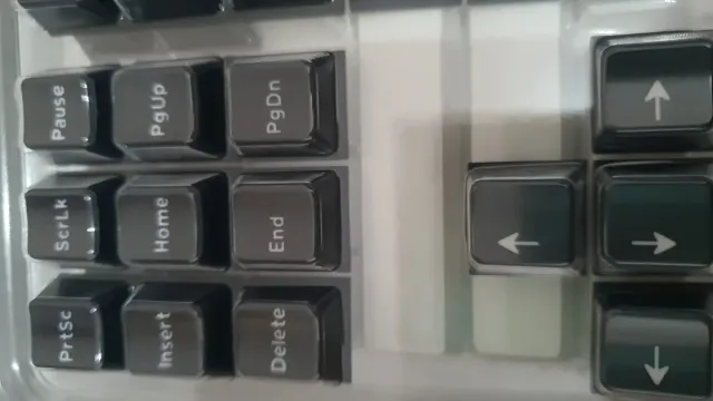 182 PCS Set Teclas Teclado Vintage Gris Oscuro