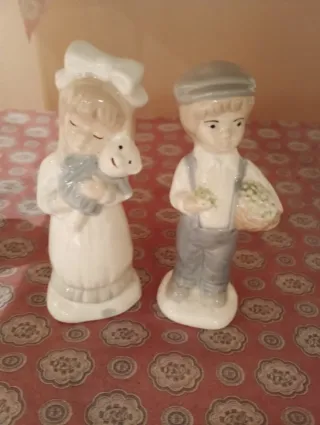 Figuras de porcelana niños