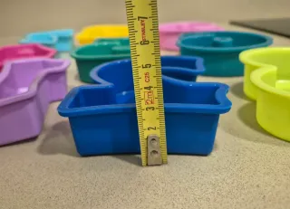 Moldes Silicona Números del 0 al 9.