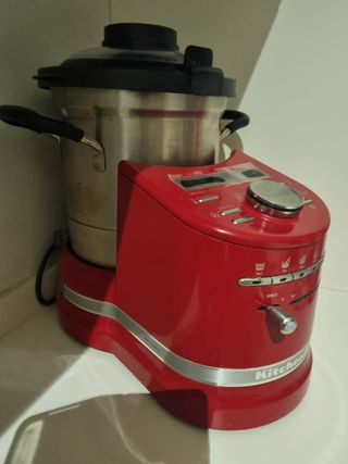 Robot de cocina KitchenAid rojo