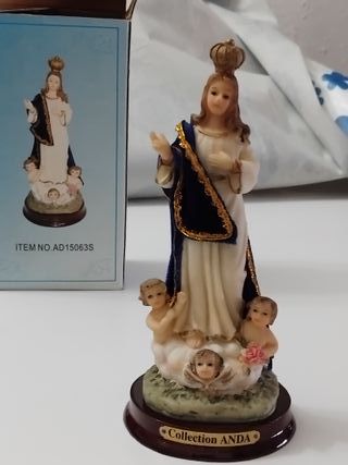 Statua Religiosa Vergine con Angeli