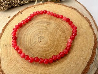 Pulsera Cornalina 4mm