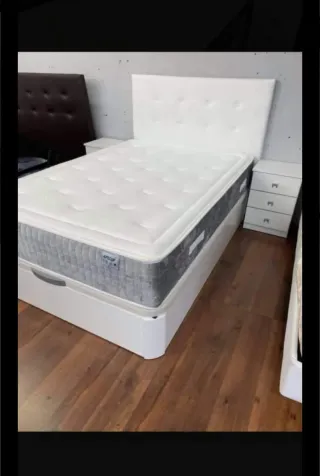 Cama canapé tapizado tela