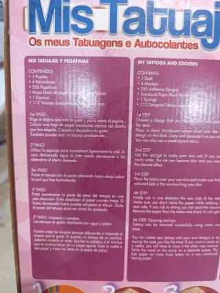 Juego Mis Tatuajes y Pegatinas Falomir