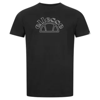 Camiseta Ellesse Negra Logo Blanco Talla L NUEVA