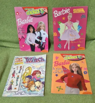 Set di adesivi Barbie e Witch vintage