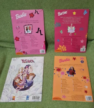 Set di adesivi Barbie e Witch vintage