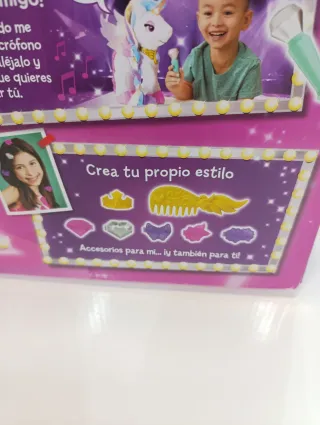 Unicornio mágico interactivo