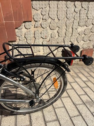 Bicicleta pieghevole Btwin grigia