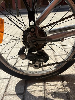 Bicicleta pieghevole Btwin grigia