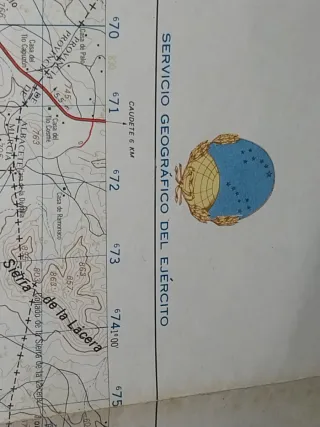 Mapa Militar España Yecla Totana 1:50.000