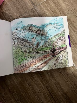 Harry Potter Pinta con Agua Libro