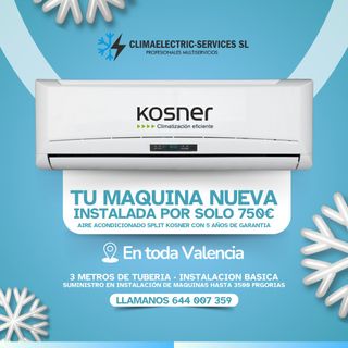 Aire Acondicionado Kosner Split Nuevo instalado