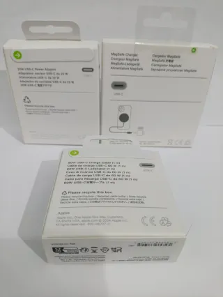 Cargador Magsafe Apple y Cable USB-C