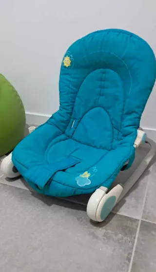 Hamaca para bebé color turquesa