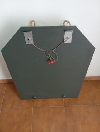 ESPEJO CON APLIQUES Y REPISA